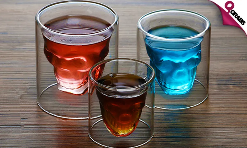 Skull-Embossed Glass!